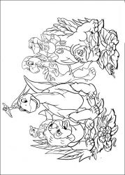 plansa de colorat taramul uitat de timp #4