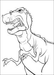 plansa de colorat taramul uitat de timp #11