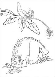 plansa de colorat taramul uitat de timp #19