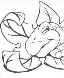 plansa de colorat taramul uitat de timp #10