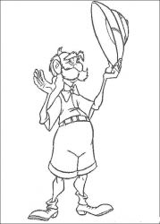 plansa de colorat tarzan #20