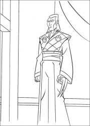 plansa de colorat testoasele ninja #1