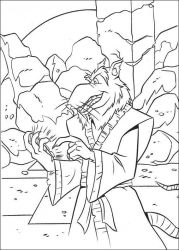 plansa de colorat testoasele ninja #18