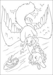 plansa de colorat the wild #2