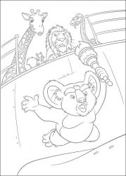 plansa de colorat the wild #4