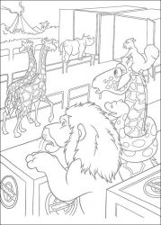 plansa de colorat the wild #5