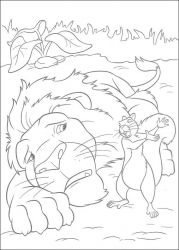 plansa de colorat the wild #1