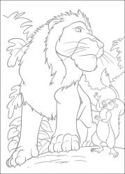 plansa de colorat the wild #2