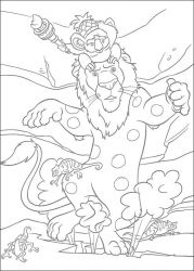 plansa de colorat the wild #5