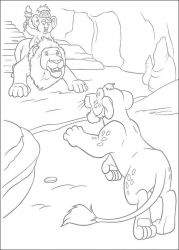 plansa de colorat the wild #6