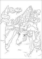 plansa de colorat the wild #8