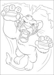 plansa de colorat the wild #9