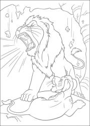 plansa de colorat the wild #10