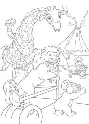 plansa de colorat the wild #12