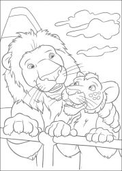 plansa de colorat the wild #13