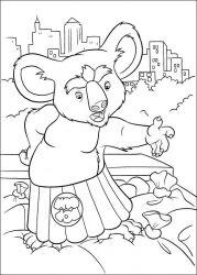 plansa de colorat the wild #14