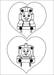 plansa de colorat thomas the train #10