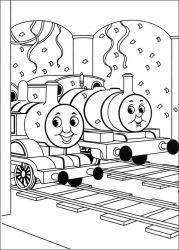 plansa de colorat thomas the train #13