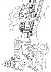 plansa de colorat thomas the train #17