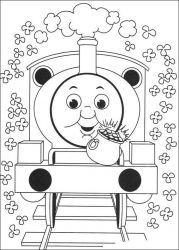 plansa de colorat thomas the train #19