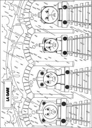 plansa de colorat thomas the train #20