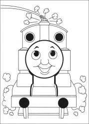 plansa de colorat thomas the train #6