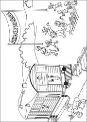 plansa de colorat thomas the train #7