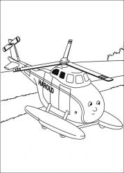 plansa de colorat thomas the train #9