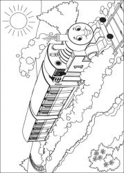 plansa de colorat thomas the train #17