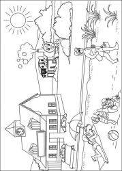 plansa de colorat thomas the train #18