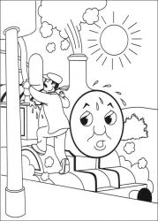 plansa de colorat thomas the train #19