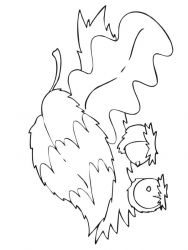 plansa de colorat toamna #16