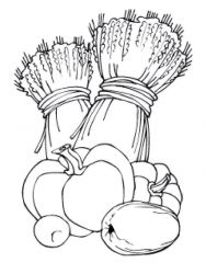 plansa de colorat toamna #4