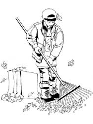 plansa de colorat toamna #20