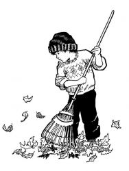 plansa de colorat toamna #21