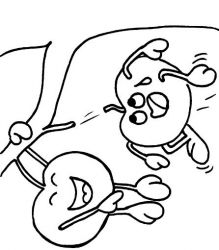 plansa de colorat toamna #18