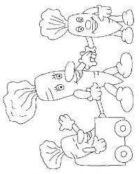 plansa de colorat toamna #5