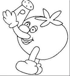 plansa de colorat toamna #10