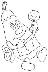 plansa de colorat toamna #15