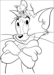 Planse De Colorat Cu Tom Si Jerry Desene De Colorat Cu Tom Si Jerry Tom Si Jerry De Colorat