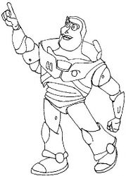 plansa de colorat toy story #9