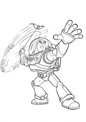 plansa de colorat toy story #10