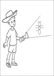 plansa de colorat toy story #12