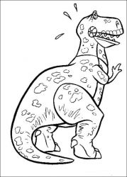 plansa de colorat toy story #16