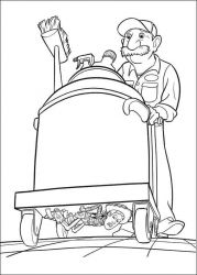 plansa de colorat toy story #6