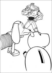 plansa de colorat toy story #17