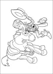 plansa de colorat toy story #18