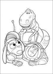 plansa de colorat toy story #19