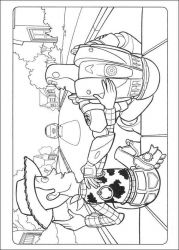 plansa de colorat toy story #6