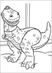 plansa de colorat toy story #10